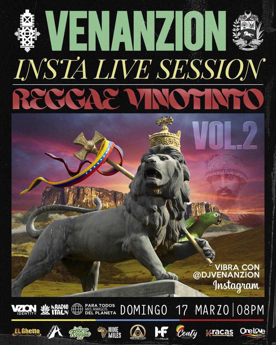 Este domingo #live #instagram con buen #Reggae #vinotinto #Venezuela