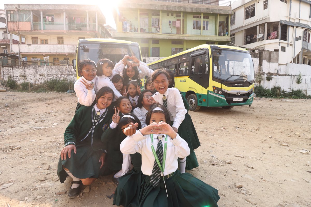 The children are loving the STEMS experience and the smiles and friendships say it all. Register your child for the happiest, most secure and time-saving school transport in town. ❤️🫶🏼🫰🏼🚌

#stems #meghalayatransport #governmentofmeghalaya #eastkhasihills #schoolbusservices
