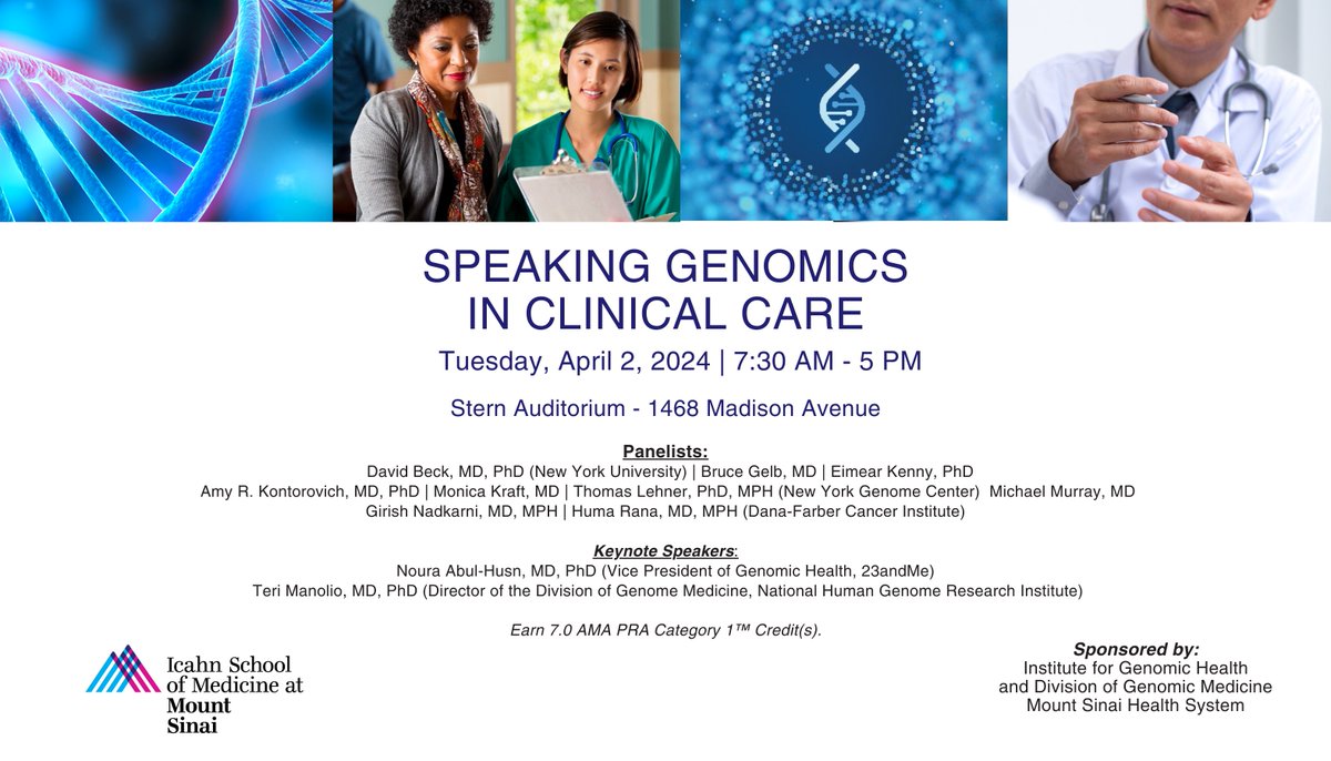 Mount Sinai Department of Medicine tweet media