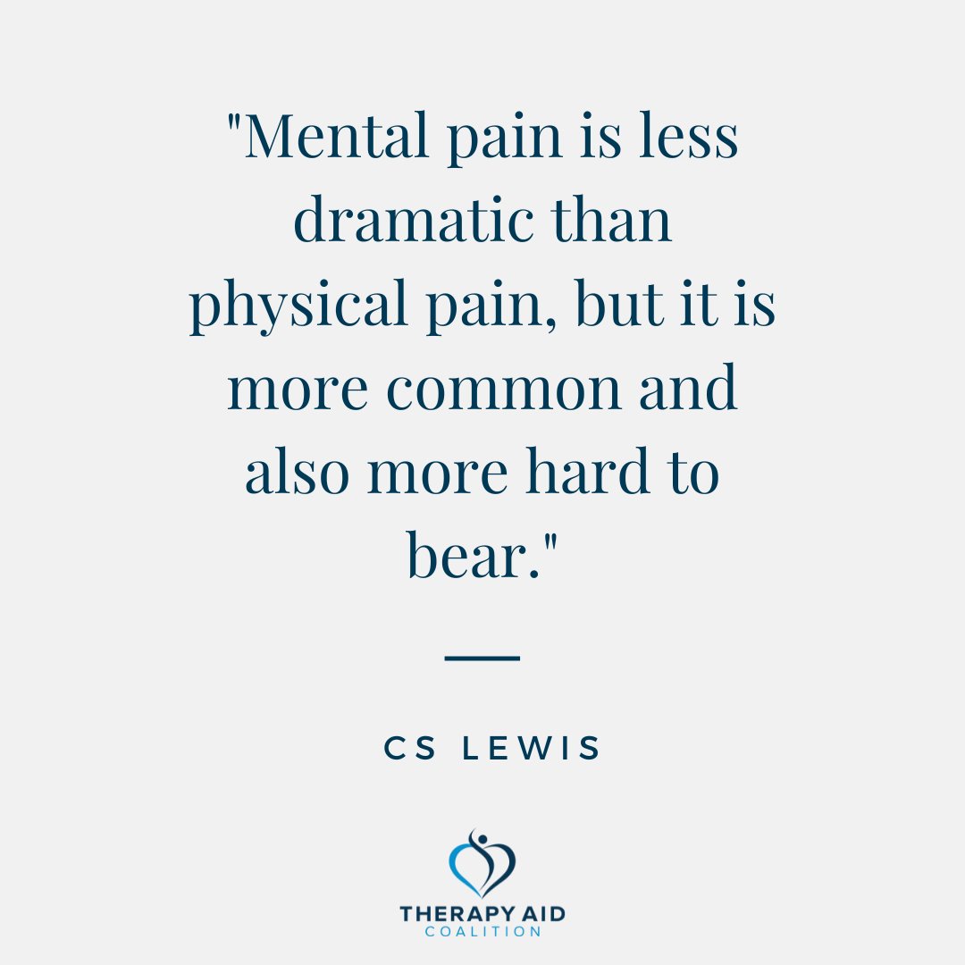 "Mental pain is less dramatic than physical pain, but it is more common and also more hard to bear. The frequent attempt to conceal mental pain increases the burden: it is easier to say “My tooth is aching” than to say "My heart is broken."
― C.S. Lewis

Support is available 💜
