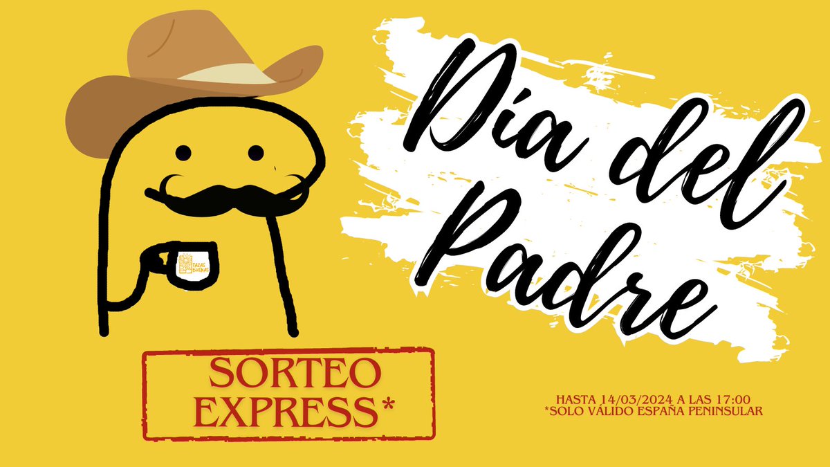 TazasBuenas's tweet photo. Participa para conseguir un artículo para papá.
Date prisa porque mañana se sabrá ganador/a!!
¿Cómo participar?
✅Sígueme
✅Menciona a un amigo (o a tu padre)
✅ Comenta que regalarías
✅Da Mg y haz Rt las veces que quieras

Condiciones  👇 https://t.co/GiRyXRPFDu