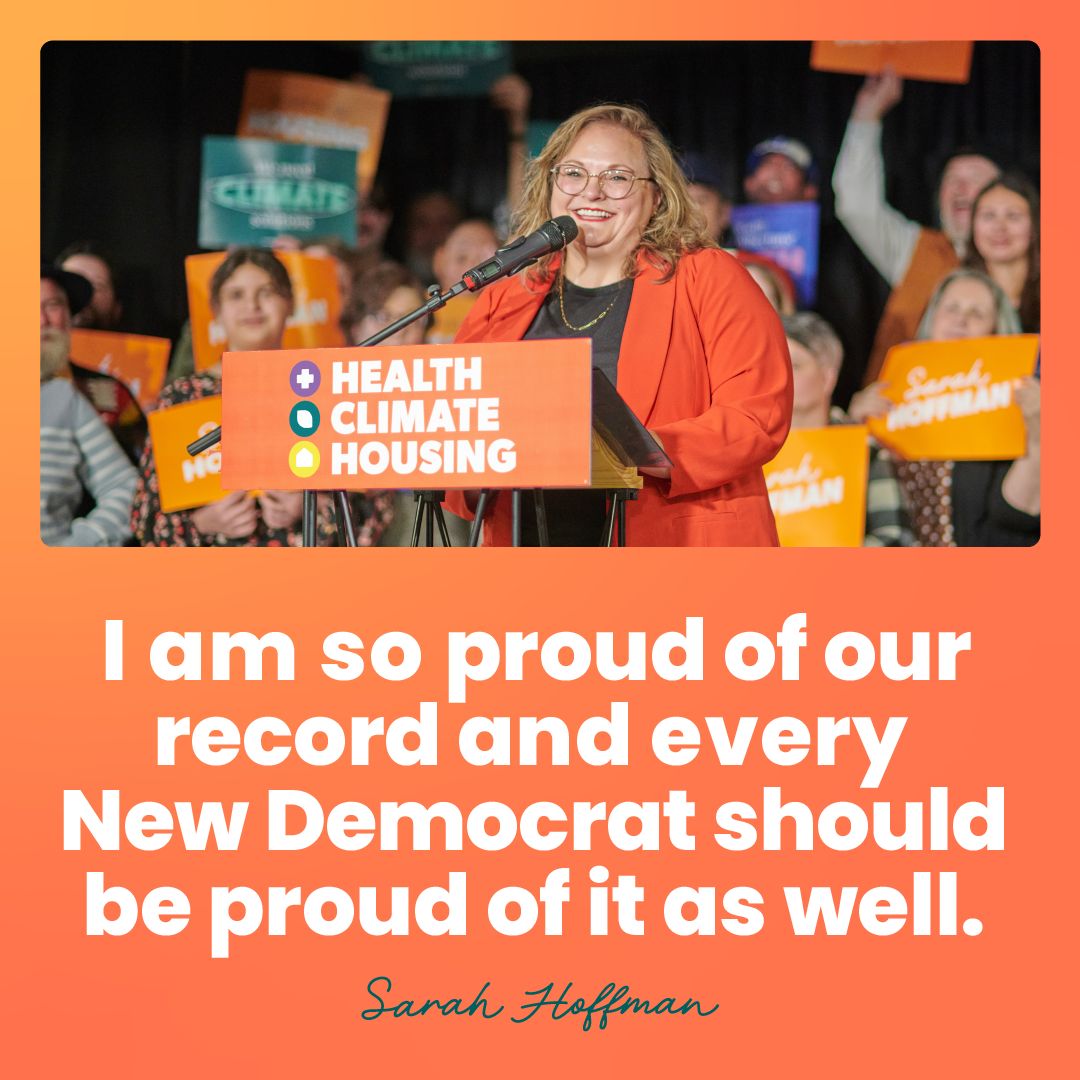 My friends, I am so proud of what we achieved together in our first Alberta NDP government. And you should all be too. I’m a proud New Democrat with a proven record of getting the job done. I invite you to join me! Visit sarahhoffman.ca #ableg #abndp #abpoli