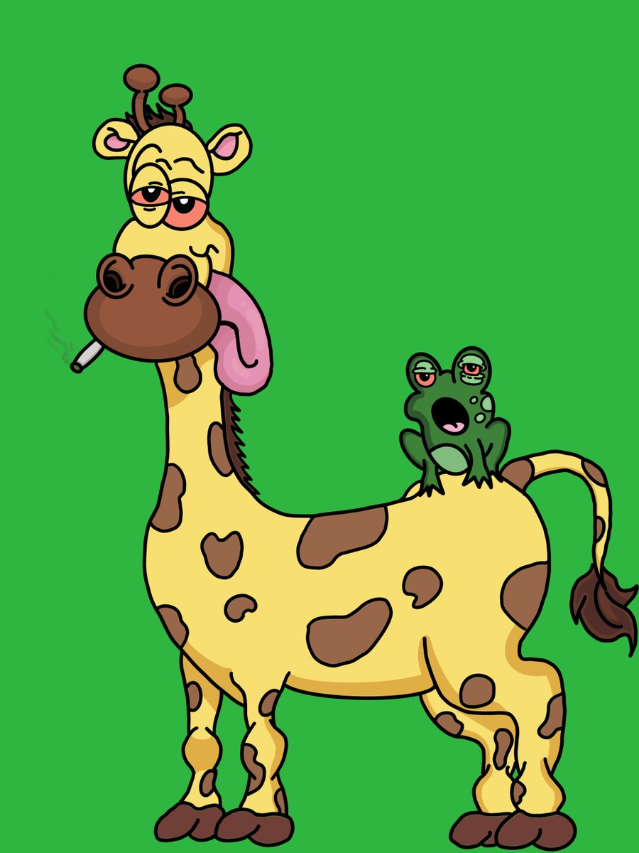 WhiteBeltCrypto's tweet photo. @Web3bags It is going to get higher than $EPEP s pet frog vibin wit his buddy da giraffe https://t.co/YgRhbam7qy