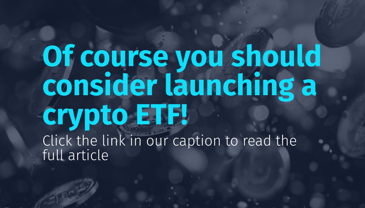 tidalfg's tweet photo. With Bitcoin reaching all-time highs, the crypto space continues to present opportunity for both investors and issuers.
Thinking about launching a crypto ETF? Consider these three important factors first.

Explore the full article here: https://t.co/SrA5t57C3L

#ETF #MakingWave https://t.co/PcGRG3rFpM