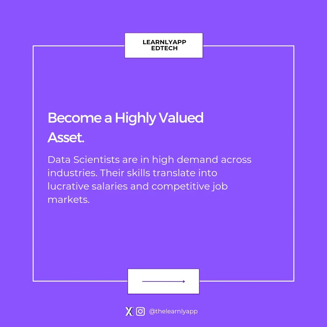 thelearnlyapp's tweet image. Explore our comprehensive data science course! 

Learn industry experts, master-in-demand skills, and gain access to career support.

#learnatechskill