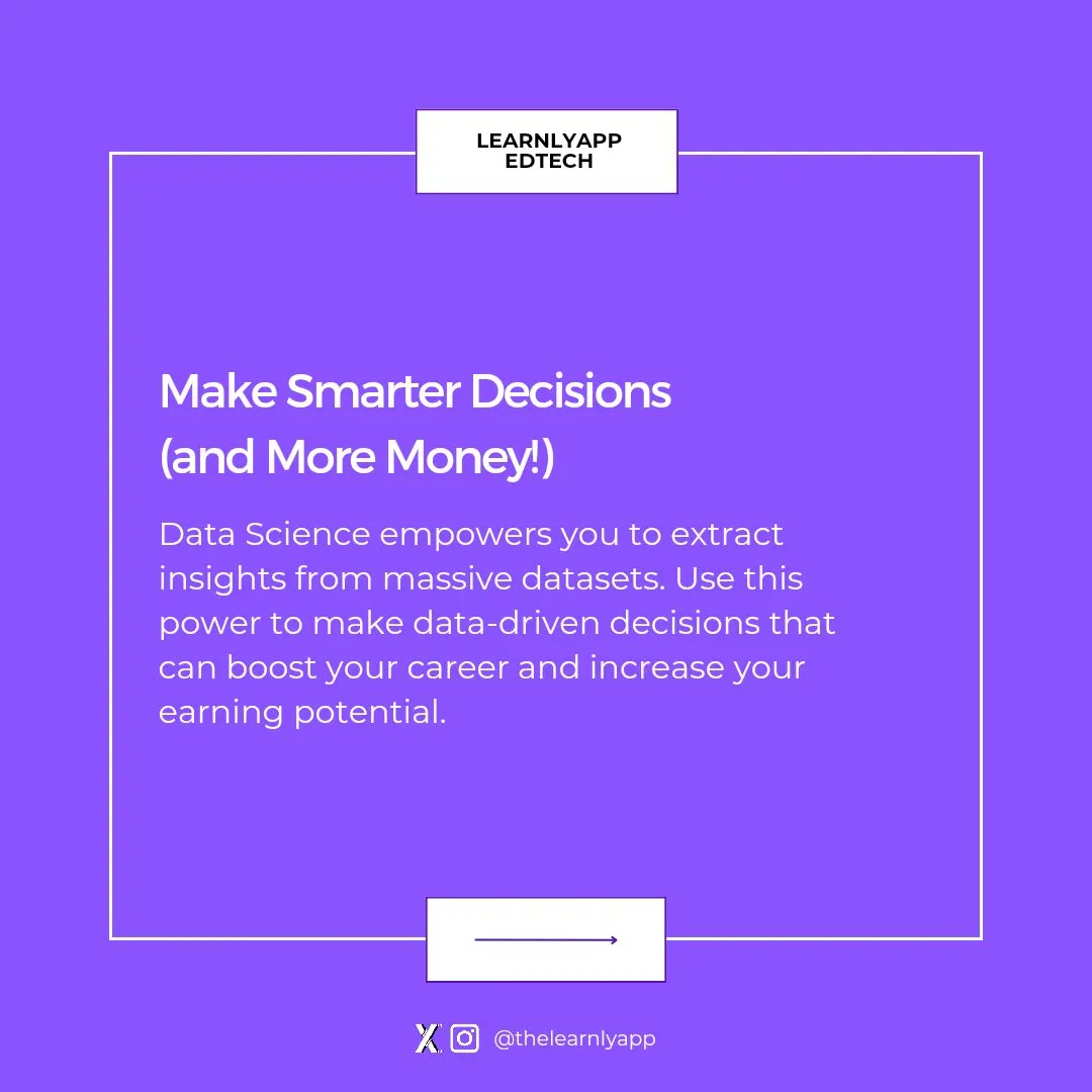 thelearnlyapp's tweet image. Explore our comprehensive data science course! 

Learn industry experts, master-in-demand skills, and gain access to career support.

#learnatechskill