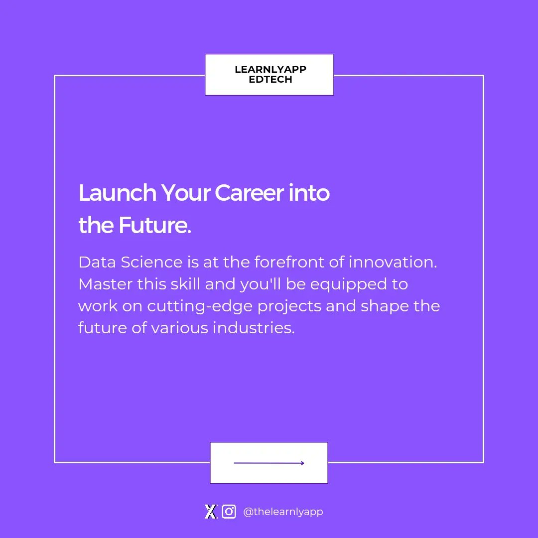 thelearnlyapp's tweet image. Explore our comprehensive data science course! 

Learn industry experts, master-in-demand skills, and gain access to career support.

#learnatechskill