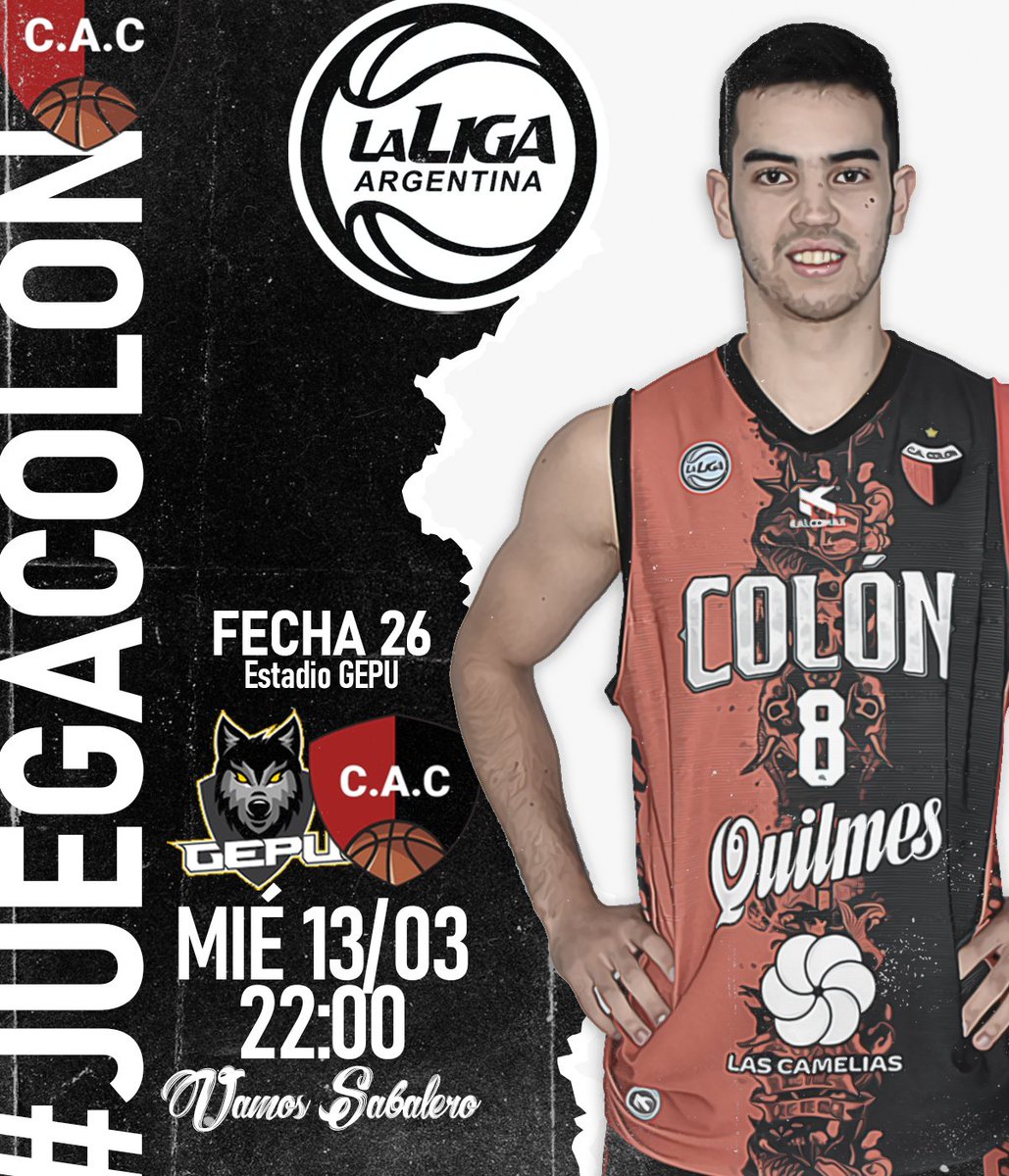 Colón Básquet 🏀❤️🖤 tweet media