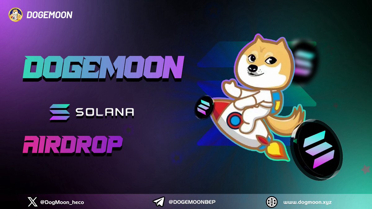 DogMoon_heco's tweet photo. 🎁#Aridorp
DOGEMOON Presale will start on Solanapad. 

For three years, we've been dedicated to fostering DOGEMOON's growth. 

Retweet the pinned tweet, like,Follow, comment with your SOL address, and you'll receive the DOGEMOON airdrop
#SOL #DOGEMOON https://t.co/eYbxABBT7m