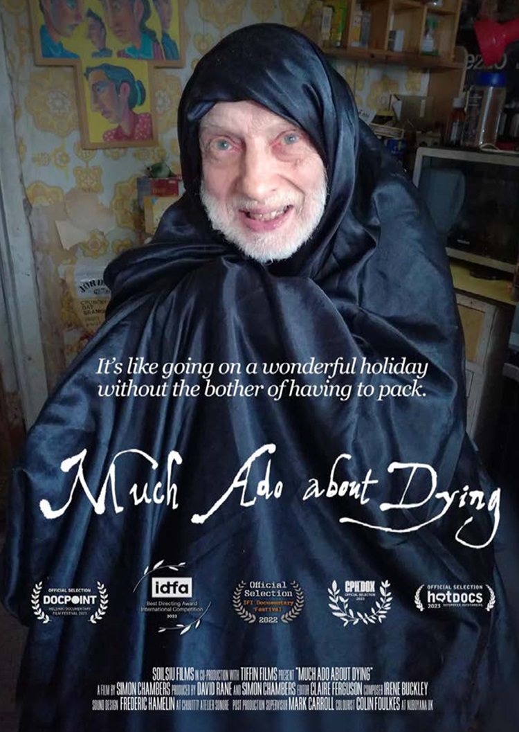 MEET THE DIRECTOR Today! (Wed., March 13) 3 P.M. EDT | FREE via Zoom. Simon Chambers releases his documentary, Much Ado About Dying. Come for a lively discussion about #caregiving. Info/Register: bit.ly/3TvhzKh Discount code for attendees to see it at @Filmforum #NYC.