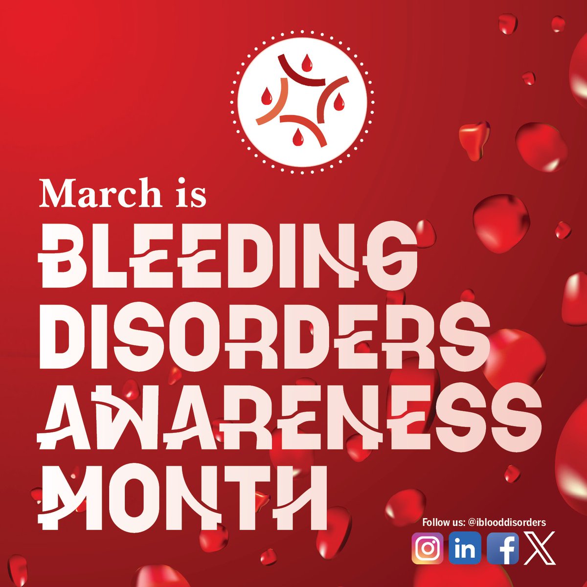 IBloodDisorders's tweet photo. Did you know that there is a group of inherited blood and bleeding disorders that affect the process of blood clotting? These disorders can be caused by a deficiency or malfunction of the proteins or platelets responsible for clotting, leading to prolonged bleeding.  #BDAM2024 https://t.co/nSnQ9qNdJ2