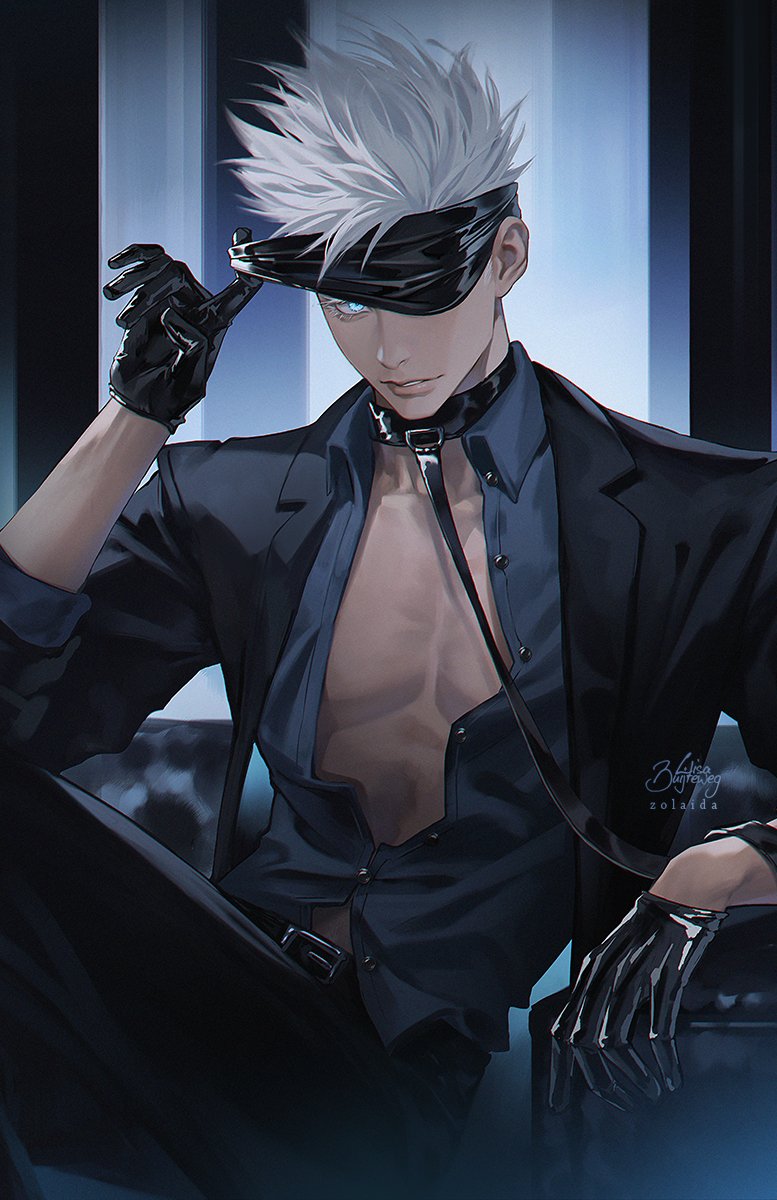 artofzolaida's tweet image. guess who's holding the leash 

#呪術廻戦 #jjk