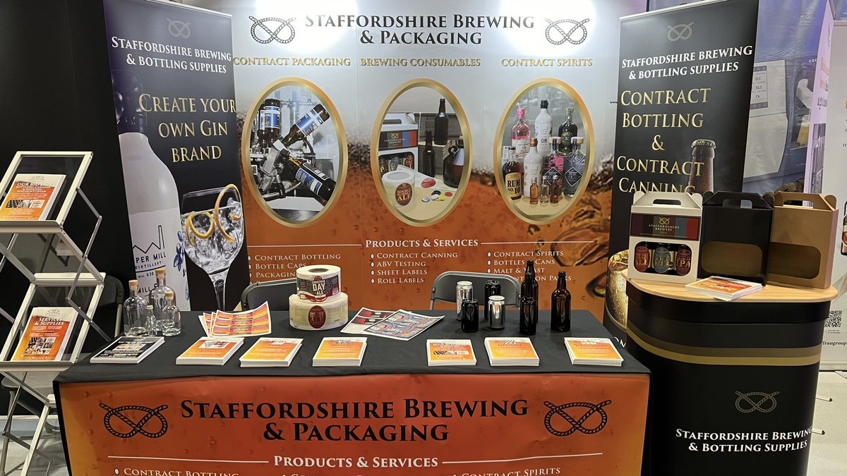 All set up at <a href="/SIBA_BeerX/">SIBA BeerX</a> . Stand 161.