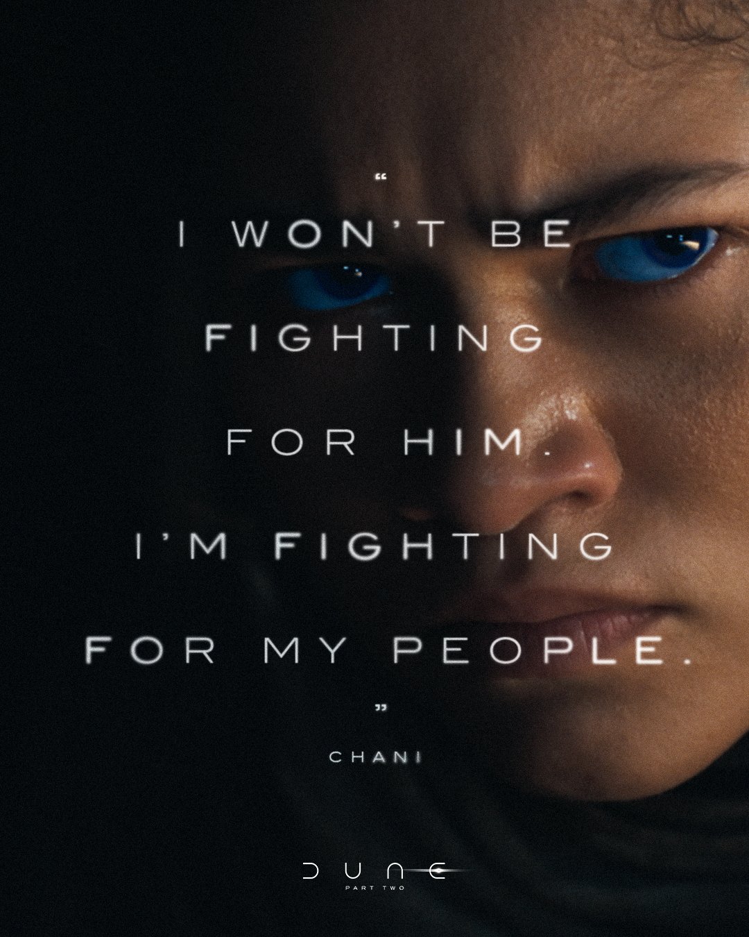 Dune Part 2 Chani poster