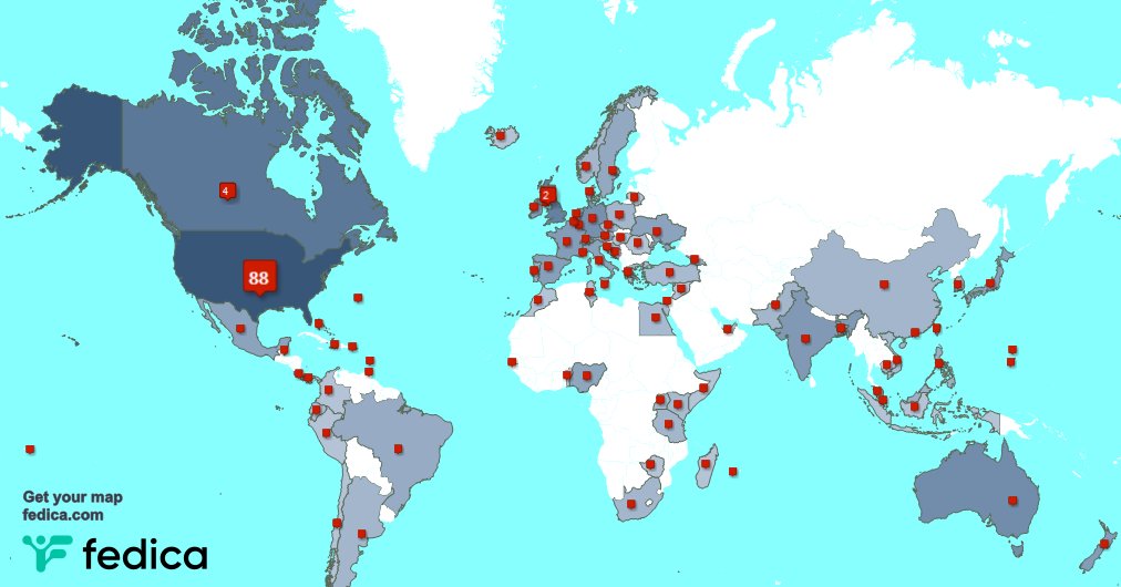 I have 13 new followers from UK. 🇬🇧, and more last week. See fedica.com/!Jazzies_Jazz