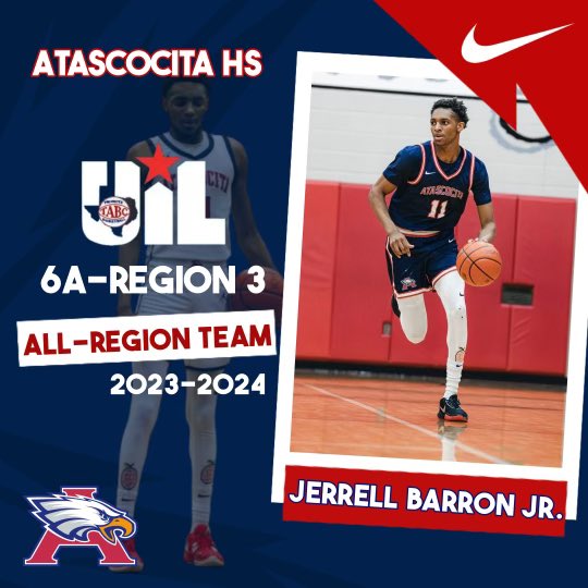 Congrats to Jerrell Barron Jr @jerrellbarronjr for earning a spot on the All Region Team.