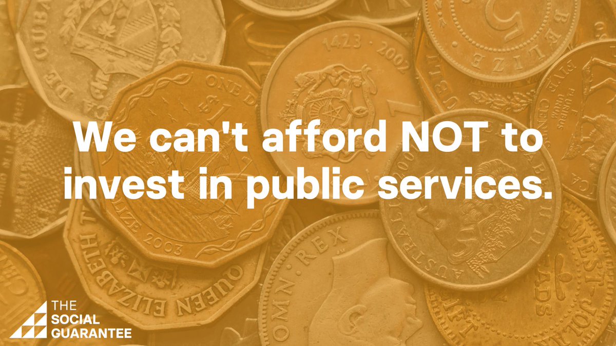 💸 We’ve been told there’s not enough money to invest in our #publicservices, but this thinking is back to front. Like a human body, the economy needs the right inputs to function!