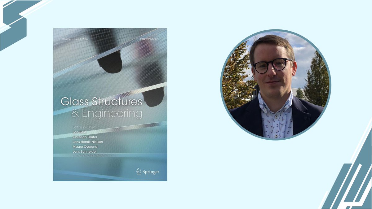 SpringerEng's tweet image. A very warm welcome to Dr. Bert Van Lancker @ugent, who will be joining the Editorial Board of #GlassStructures &amp;amp; Engineering.
Visit the journal&apos;s homepage here: bitly.ws/3dg8d 
@ChristianLouter @GlassStructEng #StructuralGlass