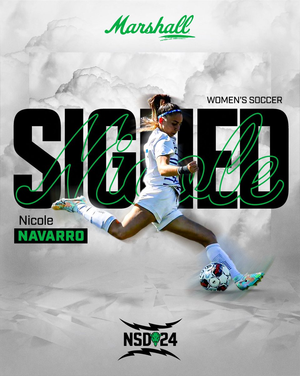 ¡𝐁𝐢𝐞𝐧𝐯𝐞𝐧𝐢𝐝𝐚 𝐍𝐢𝐜𝐨𝐥𝐞! Let’s welcome the two-time NJCAA National Champion to the Herd! 🦬🤘 #WeAreMarshall