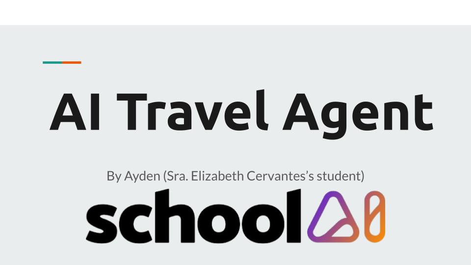 TechCoachLaura's tweet image. A student shared a presentation on how he collaborated with @GetSchoolAi&apos;s Travel Agent chatbot to craft a vibrant brochure on his chosen Spanish-speaking country!🌎Enjoy his virtual journey! shorturl.at/mBCM3 #studentchoice #futurereadylearner