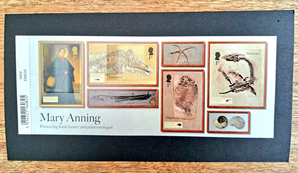 My Royal Mail Mary Anning stamps have arrived. They are glorious!