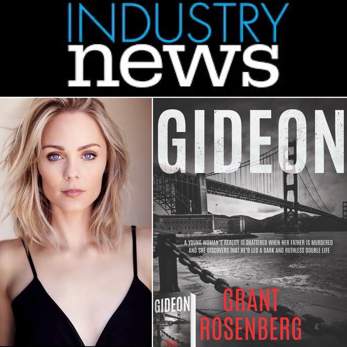 I am overjoyed 2announce that my production company has optioned the rights to the incredible trilogy book series #Gideon by #grantrosenberg We are excited to begin the development of this story and look forward to seeing where it goes. Stay tuned! More news to come!