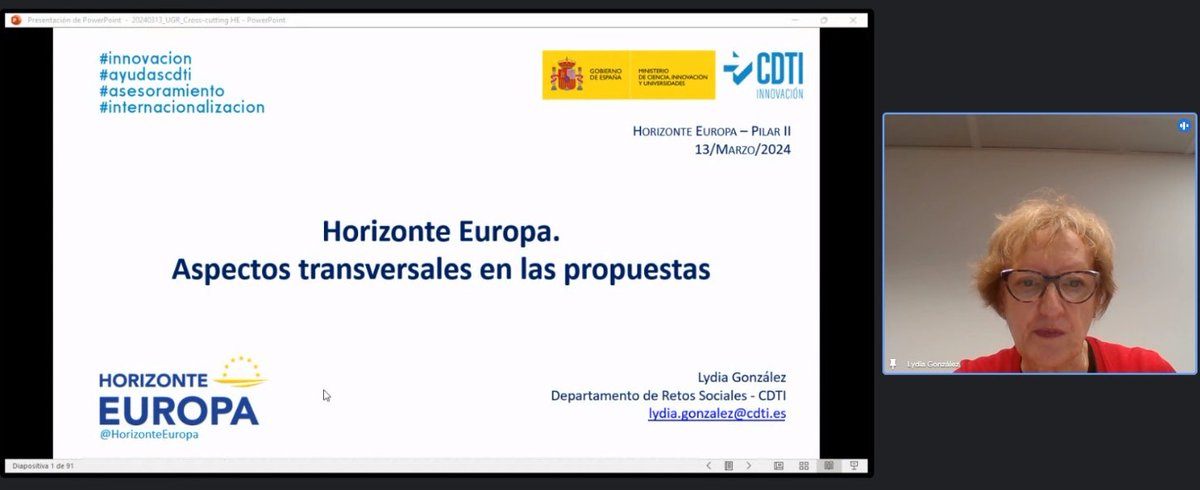 ofpiugres's tweet photo. 📢 Hoy estamos en la 𝗝𝗼𝗿𝗻𝗮𝗱𝗮 | 𝗣𝗿𝗼𝗴𝗿𝗮𝗺𝗮 𝗘𝘂𝗿𝗼𝗽𝗲𝗼 | #HorizonteEuropa #PilarII | 𝗚𝗲𝗻𝗲𝗿𝗮𝗹𝗶𝗱𝗮𝗱𝗲𝘀 𝘆 𝗮𝘀𝗽𝗲𝗰𝘁𝗼𝘀 𝘁𝗿𝗮𝗻𝘀𝘃𝗲𝗿𝘀𝗮𝗹𝗲𝘀
👉 ¿Conoces los aspectos transversales a tener en cuenta en #HE? @LydiaGlezF_CDTI nos los cuenta✍️ https://t.co/5CfB1aH53W