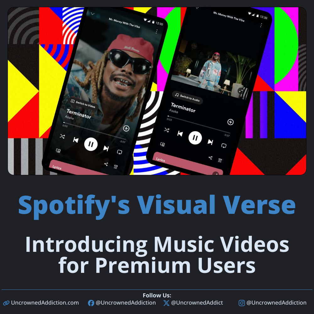 Spotify's Visual Verse: Introducing Music Videos for Premium Users

i.mtr.cool/etifhvhdqj

#SpotifyVideos #VisualExperience #ArtistConnection
