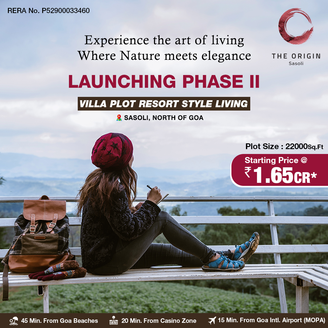 teammadhyam's tweet image. Experience the art of living where nature meets elegance! Launching Phase 2 Villa plot resort-style living in Sasoli, North of Goa. 
#theoriginsasoli #goaplots #NatureAwaits #GoaLiving #GardenViews