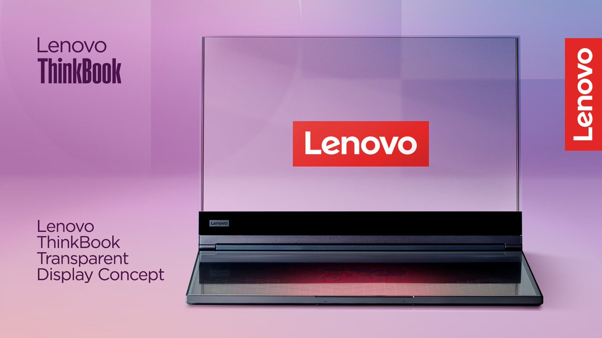 How cool is this :-)

Crystal-clear creativity: the Lenovo ThinkBook Transparent Display Concept is the industry's first Micro-LED transparent laptop, featuring an immersive design that provides a uniquely creative experience.

Learn more: lenovo.com/mwc