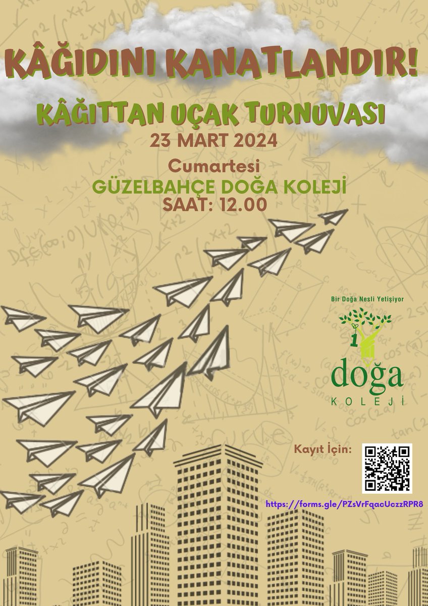 GuzelbahceMat's tweet photo. KAĞIDINI KANATLANDIR!
✈️ En Uzun Sürede Havada Kalma
🛫 En Uzak Mesafeye Ulaşma 
🛬 En Güzel Tasarım
Kategorilerinde kendinizi göstermek için ödüllü yarışmamıza sizleri bekleriz. ❗Katılım Veli - Öğrenci takımı hâlinde sağlanmalıdır.
❗ Başvuru için link profilde.✈️ https://t.co/vlrn6EhxOW