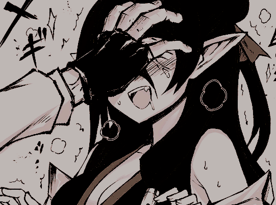 Theiregularone's tweet photo. y-you damn goddess 💢

a single arm placed on her face before firmly gripping onto her face- https://t.co/wNrP1Sn7p6