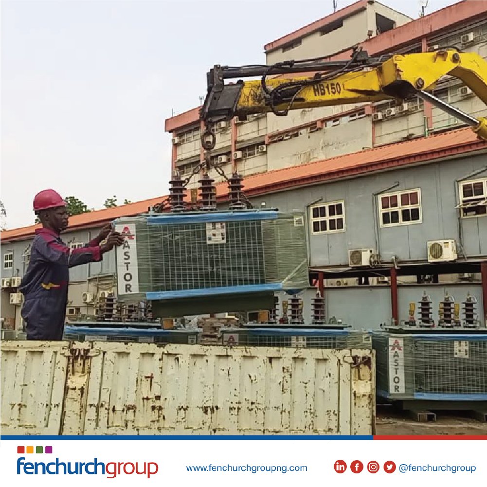 Fenchurchgroup's tweet photo. Fenchurch Power - Delivery of 500kv Distribution Transformers to Ikeja Electric ⚡️ 

Quality of equipment = Enhanced Electricity Supply and Reliability. 

#FenchurchGroup
#FenchurchPower
#IkejaDISCO
#DistributionTransformers
#QualityEquipment https://t.co/33FJA6SLe8