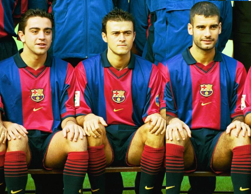 CuentaMister's tweet photo. XAVI con el Barça 
@PepTeam con el City
@LUISENRIQUE21 con el PSG

Metiendo a sus equipos entre los 8 mejores equipos de Europa.

Los "hijos" del Cruyffismo: CULÉS 🔵🔴💪 https://t.co/deIKry5lrv