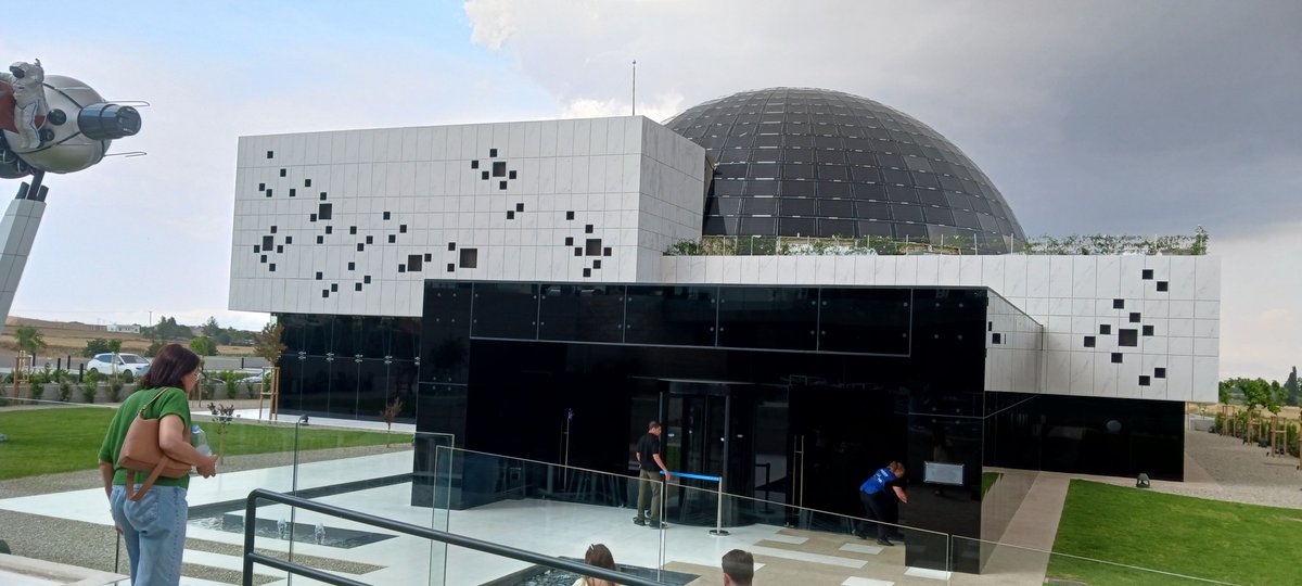 AngleRingCo's tweet image. We're thrilled to have contributed to the #CyprusPlanetarium, now open to the public! #AngleRing's cutting-edge cold #sectionbending technique was used to #export 40 tonnes of RHS back in 2022, creating 99 bars up to 10.8m long. The final result is truly stunning. #Innovation