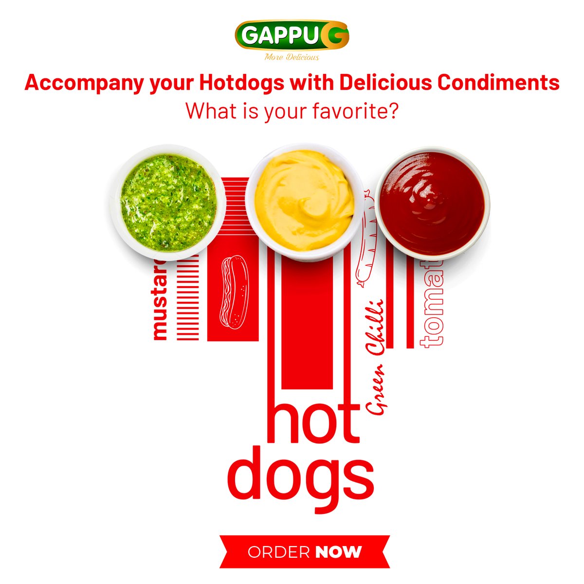 GappuG_Food's tweet photo. Upgrade your hotdogs with #GappuG #sauces
#condiments #streetfood #products #goodfood #hotdogs #eatlocal #fastfood #flavors #india #ketchup #love #organicproducts #recipes #favorite #goodmood #happiness #healthylife #foodbonding #spicy #tangy #eating #homemade #food #foodie #dips https://t.co/0idRxmWORx