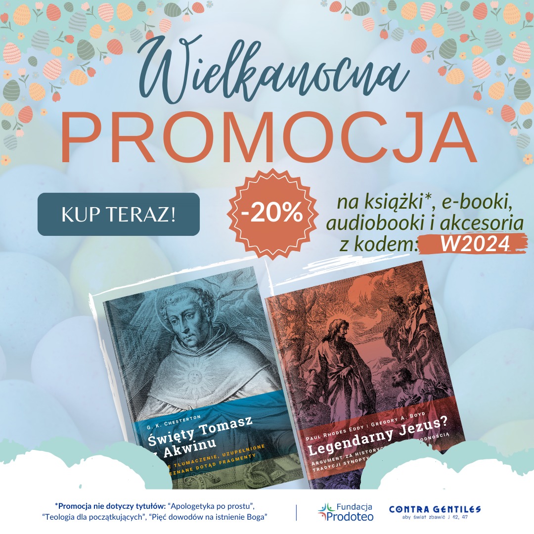 GentilesContra's tweet photo. Promocja Wielkanocna! 
Zbliżają się Święta Wielkanocne, a my przyszykowaliśmy wyjątkową okazję!

W naszej księgarni Contra Gentiles możesz teraz zakupić książki* z 20% rabatem korzystając z kodu “W2024”! https://t.co/5sX77OKZlC https://t.co/BgClu9y44d
