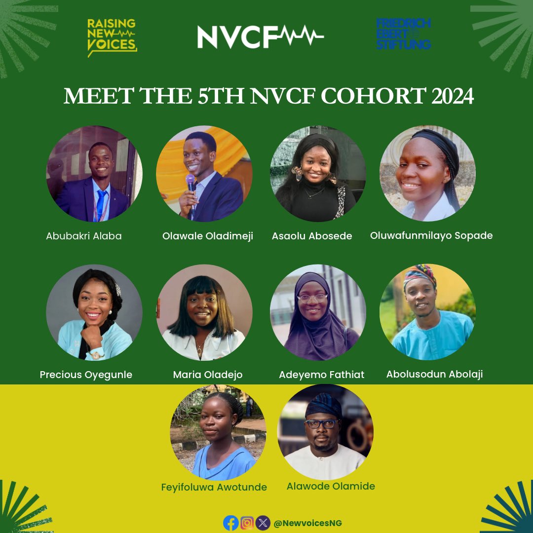 MEET OUR 2024 NVCF Fellows.

Your passion for democracy and drive for positive change have earned you a well-deserved spot among this year's fellows.

Congratulations! Let's embark on this transformative journey together and make a lasting impact on our communities. 

#nvcf
#RNV