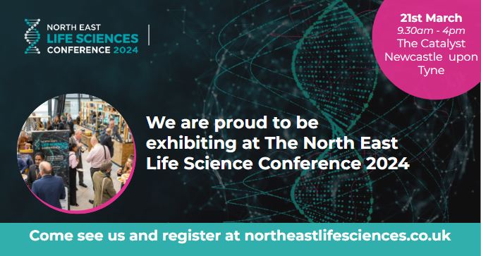 Don't miss the North East Life Sciences Conference, happening on 21st March 2024! 📅 We're looking forward to exhibiting and can't wait to explore the exciting future of the life sciences sector in the North East. 
Learn more 👉 northeastlifesciences.co.uk #NELifeSci24