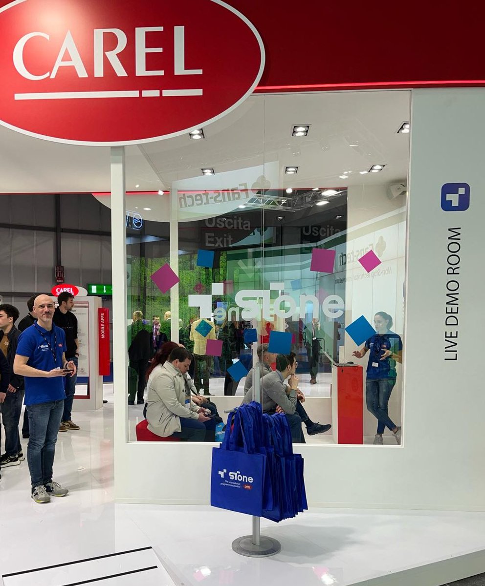 CAREL_group's tweet photo. (1/3) STone debuted at @mcexpocomfort! Our new #HVACR programming tool offers:
✔️ Faster #CodeCreation without compromising quality.
✔️ A future-ready foundation to support advanced technologies like #GenerativeAI. https://t.co/4k0ddDRegP