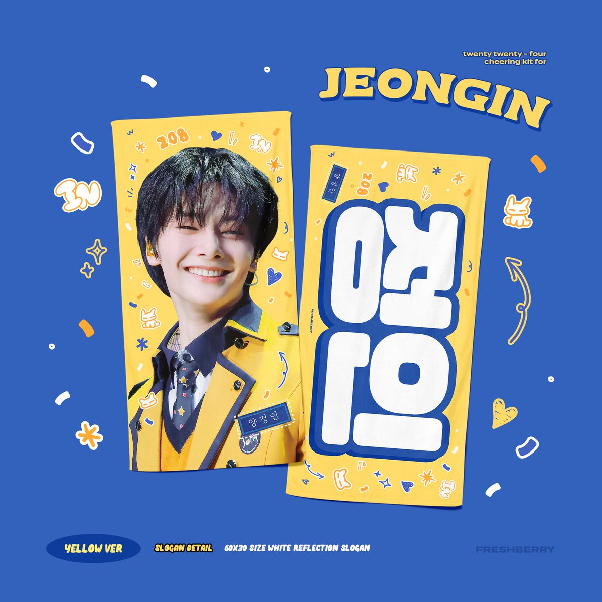 freshberry_in's tweet photo. 2024 
𝖼𝗁𝖾𝖾𝗋𝗂𝗇𝗀 𝗄𝗂𝗍 𝖿𝗈𝗋 𝗃𝖾𝗈𝗇𝗀𝗂𝗇 ᰔᡣ𐭩𐑺 ࣪𓈒❤︎

~03.21
https://t.co/FET5vz26fX

RT 추첨 두 분께 슬로건을 보내드립니다. https://t.co/SVLeIdltdR