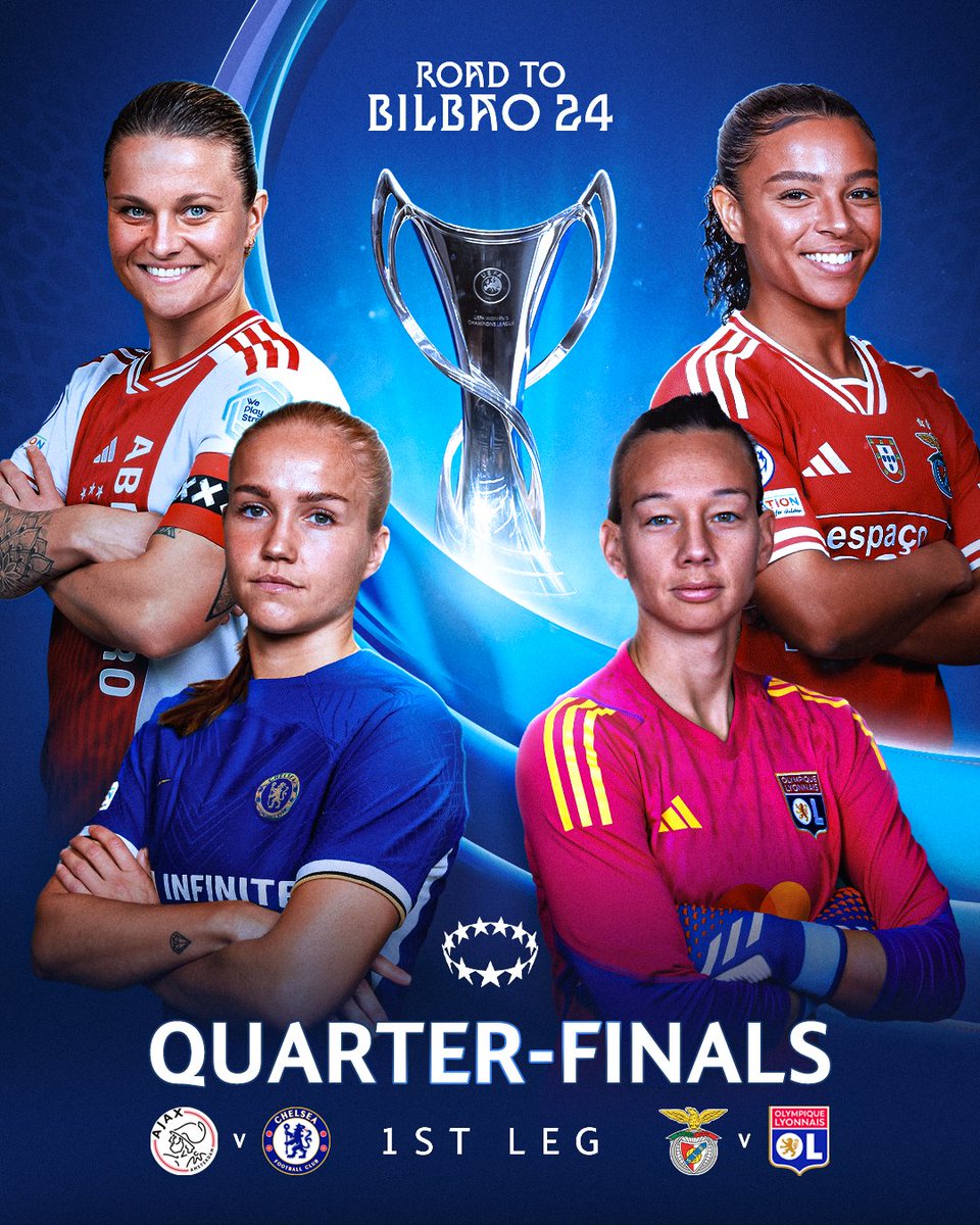 🤩 MATCHDAY 🤩 The knockouts start here 🍿 #UWCL