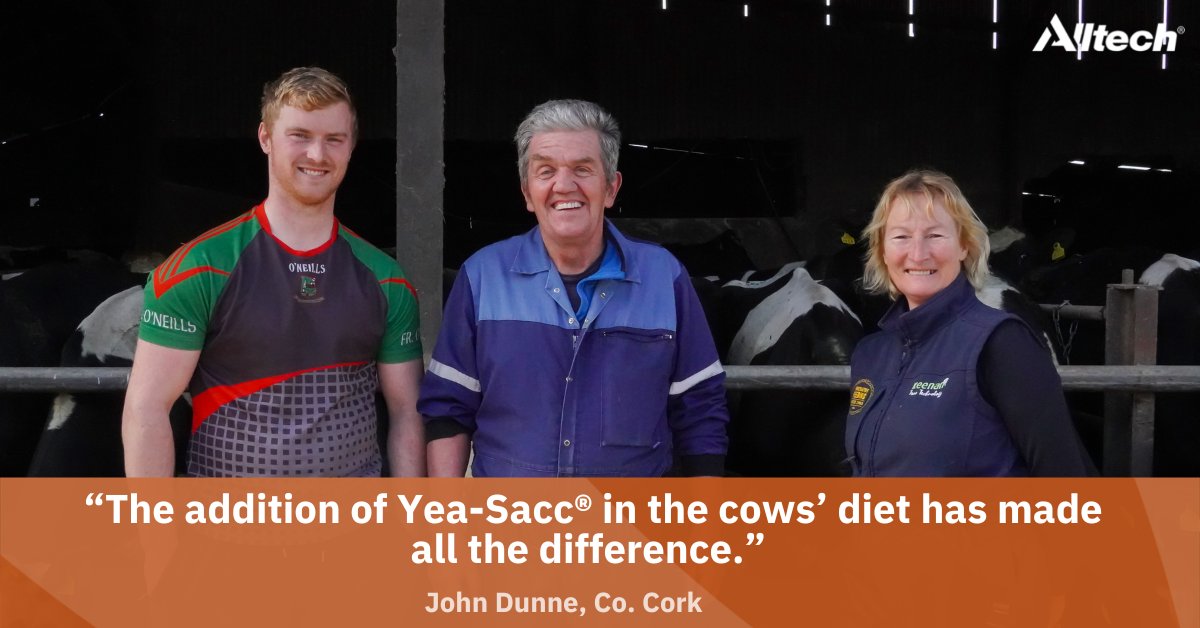 AlltechIreland's tweet photo. 📢Find out how John Dunne Beat the drop in milk solids with Alltech❕📢

Follow his story📖over the next two weeks on our socials 💻

#Beatthedrop https://t.co/ABbRFfepyS