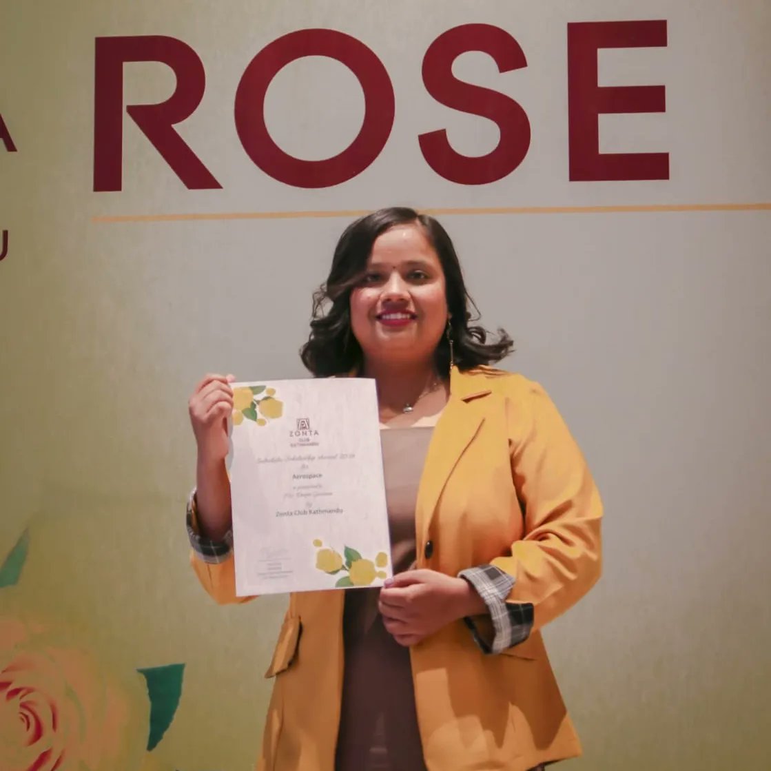 Deepti Gautam received the Indrakala Scholarship Award 2024 ! #NASONepal #NASOLumbini #zontakathmandu

She has been actively working in our community and has become a role model for her age not only in her hometown but also in her province, Nepal, and globally! 🇳🇵🌏✨️