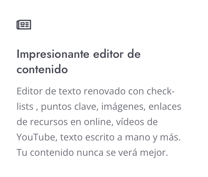 <a href="/idoceo/">iDoceo</a> 9 ya está aquí. 
Todas las funciones que te encantan, a otro nivel.

El Mejor iDoceo hasta la fecha.

¿Ya lo has probado?