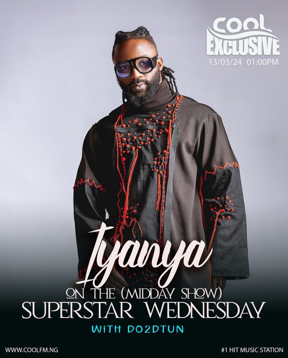 Iyanya's tweet photo. I’ll be chatting about #OnceUponaCat with @iamDo2dtun on @CoolFMNigeria by 1pm. Tune in 📻🫶🏾 https://t.co/hBTUvxU6RS