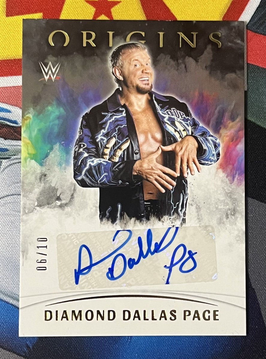 2022 Panini Chronicles WWE Diamond Dallas Page Origins Autographs gold /10 

#wrestlingcardwednesday #diamonddallaspage #ddp #wrestlingcards