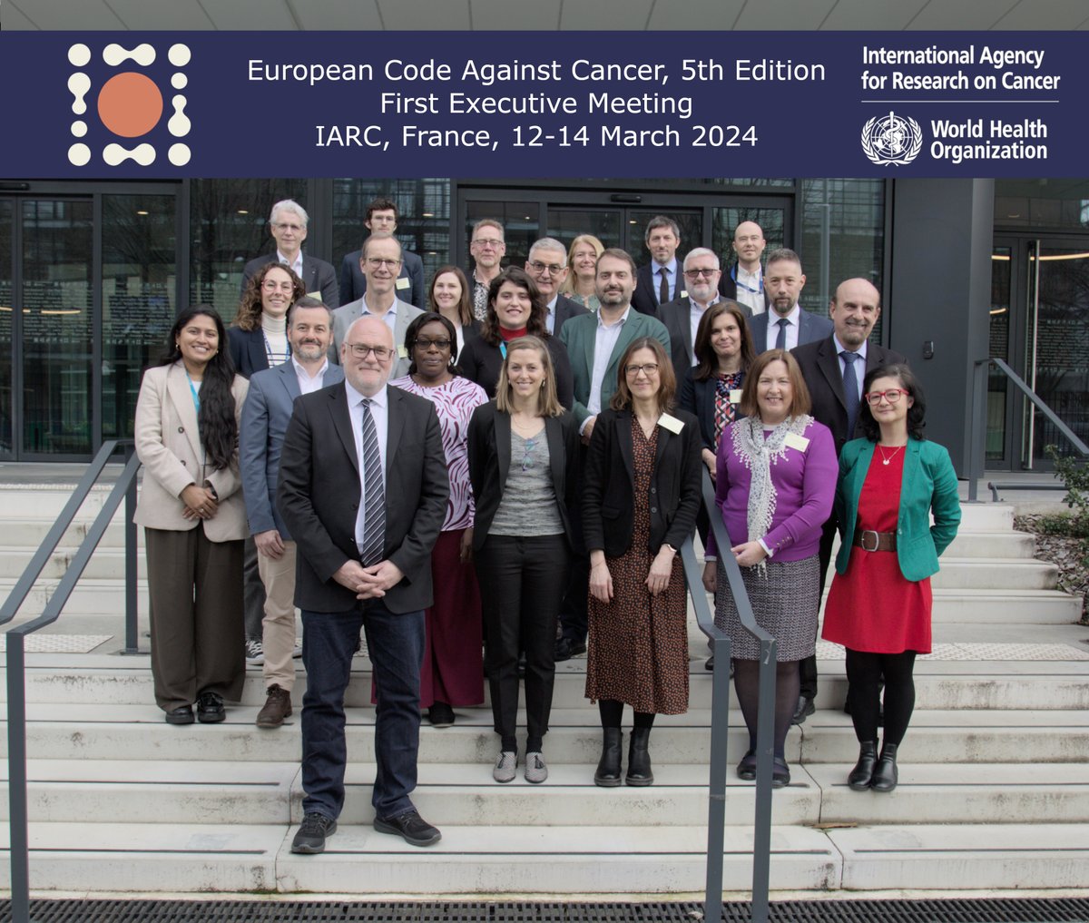 Major milestone achieved: 1st Exec Meeting of Scientific Committee, Advocacy Group, &amp; Expert Working Group Chairs of 5th edition of European Code against Cancer #ECAC5!
Wonderful experiencing so much dedication to improve #cancer prevention to beat rising cancer burden in #Europe