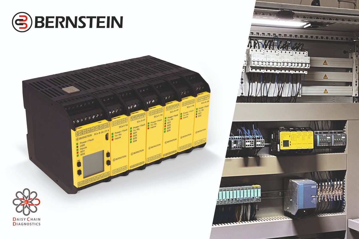 When things get complex... Introducing the NEW SCx

New SCx safety controller from BERNSTEIN offers safety and diagnostic options. The latest addition to the SMART Safety System from BERNSTEIN is called SCx. 
bernstein-ltd.co.uk/news/post/2024…