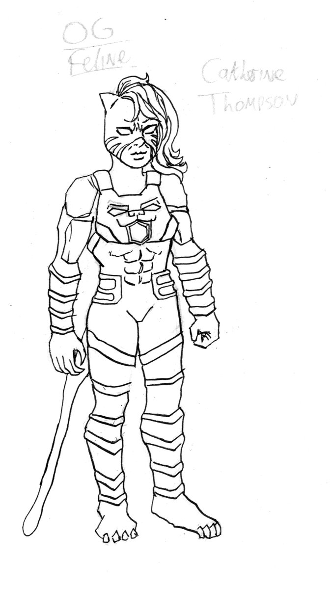 clbcomicart's tweet photo. Hello, I've been super busy and ill, but here we are, finally a March post. This was the last main character from the Feline story, the original Feline, Sophia's mother.

#characterdesign #originalcharacter #comics https://t.co/nI2SHEa42Y